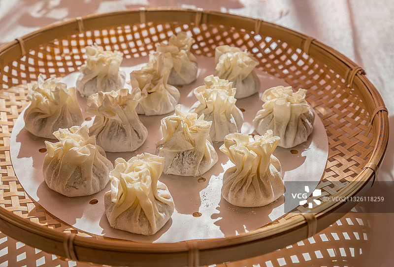 中国传统美食烧麦 烧卖图片素材