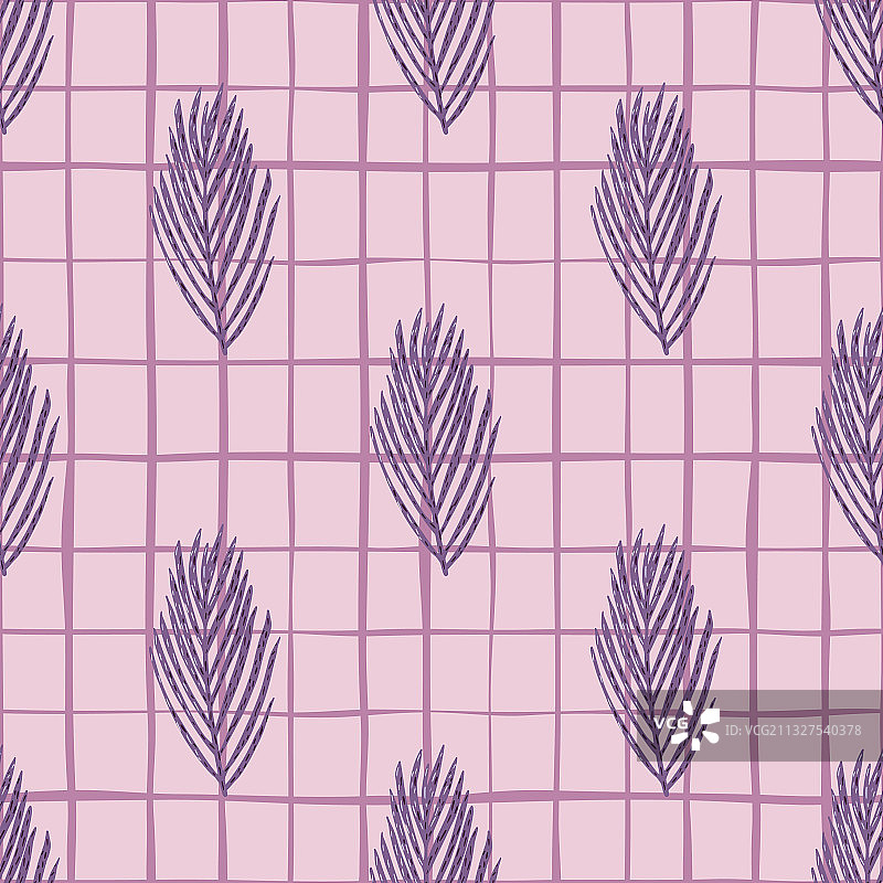 装饰年画用紫色无缝图案图片素材