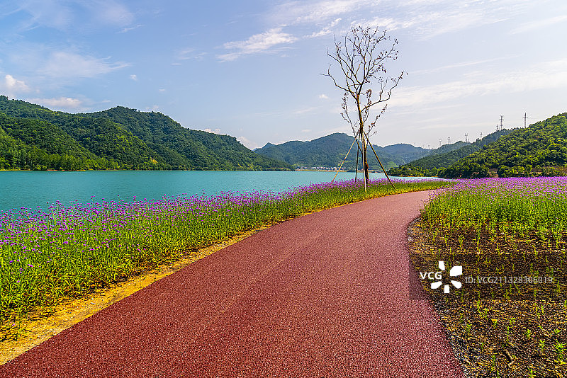 杭州著名千岛湖自然风光图片素材