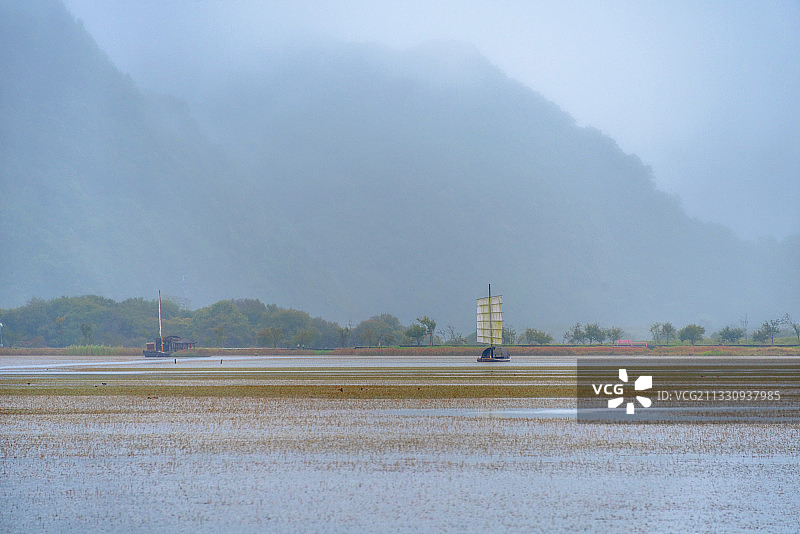 中国湖北神农架大九湖国家湿地公园图片素材