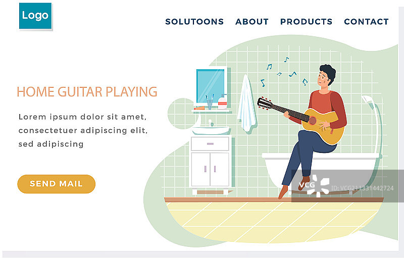 关于在家弹吉他的人的网站图片素材