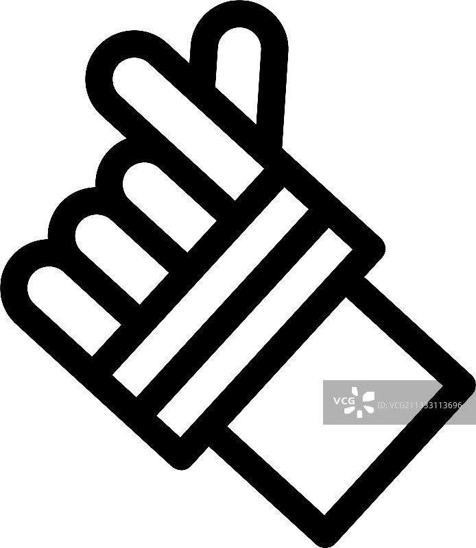 手指图标或标志孤立符号符号图片素材
