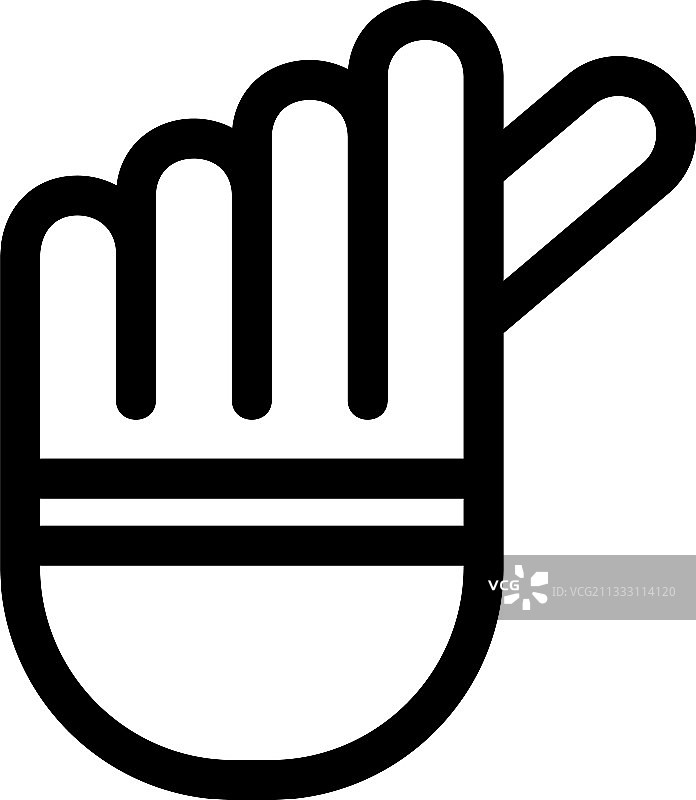 手指图标或标志孤立符号符号图片素材
