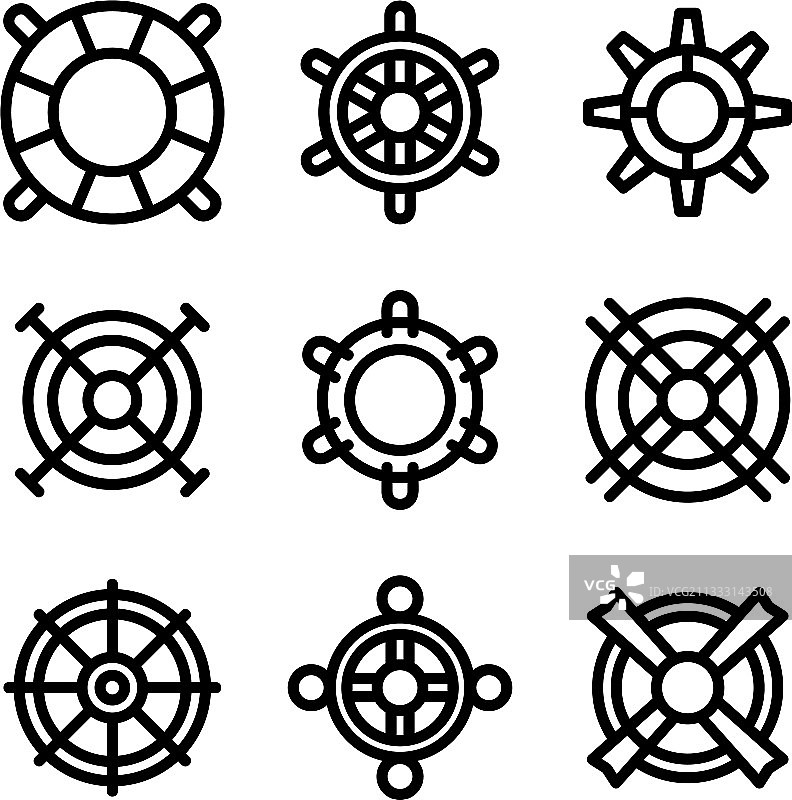 舵标或标志孤立标志符号图片素材