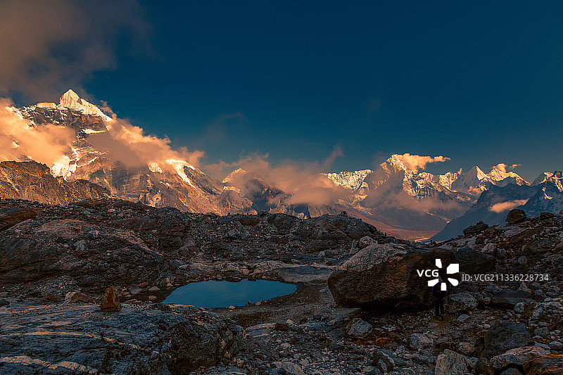 远山 . 尼泊尔EBC图片素材
