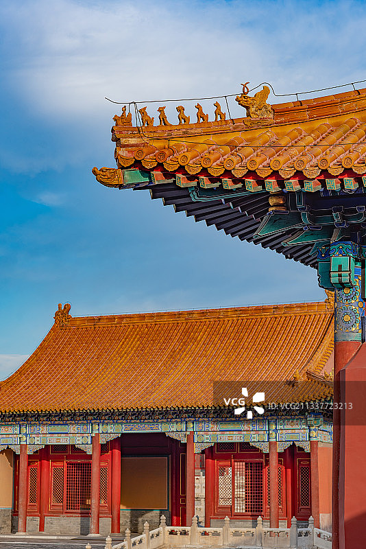 北京故宫太和殿广场中左门图片素材