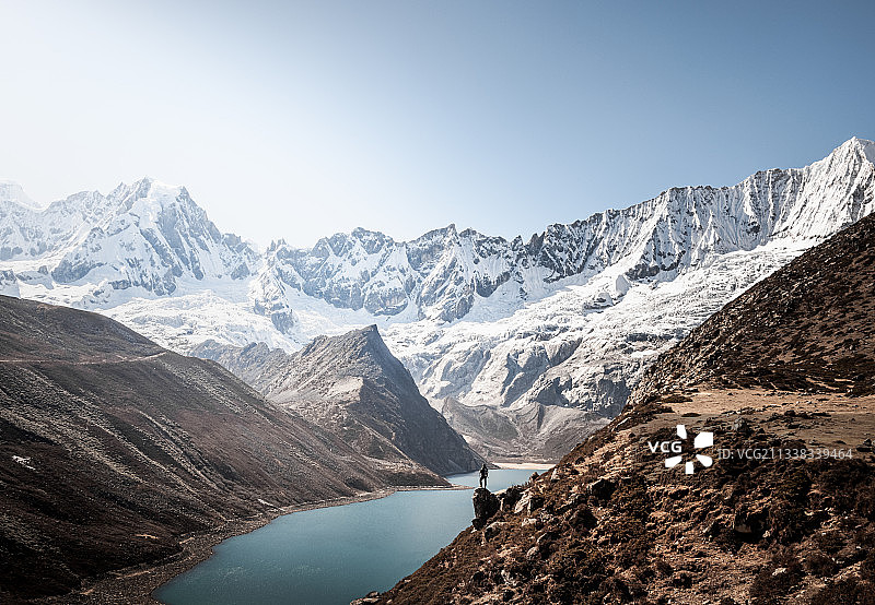 西藏山南市洛扎县库拉冈日雪山高清照片图片素材