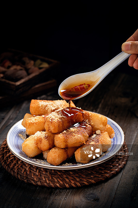 火锅配菜小吃红糖糍粑图片素材