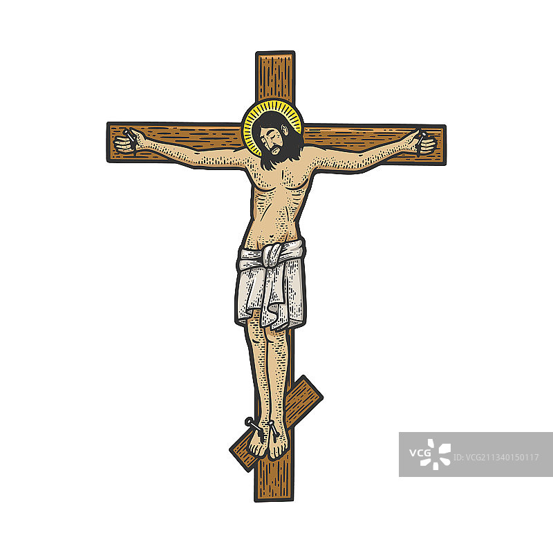 十字架上的耶稣基督图片素材