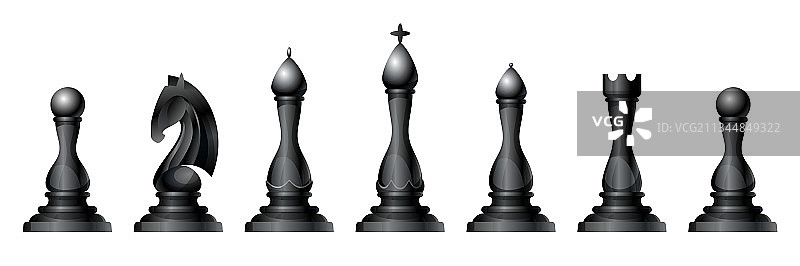 国际象棋人物设定国王皇后主教图片素材