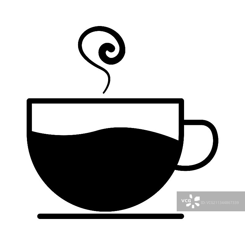 咖啡杯图标设计模板图片素材
