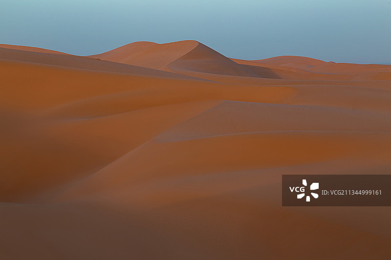 宁夏中卫内蒙古阿拉善腾格里沙漠沙丘图片素材