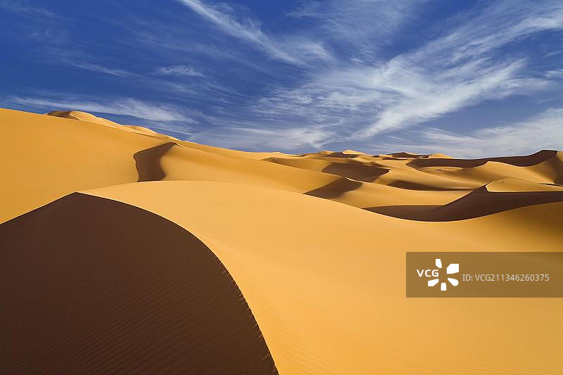利比亚沙漠，撒哈拉沙漠，利比亚，非洲图片素材