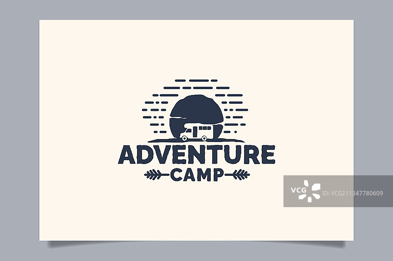 探险营地的标志图片素材