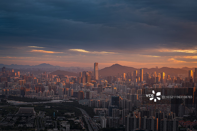 深圳南山的清晨图片素材