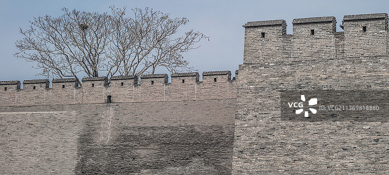 平遥古城城墙建筑图片素材