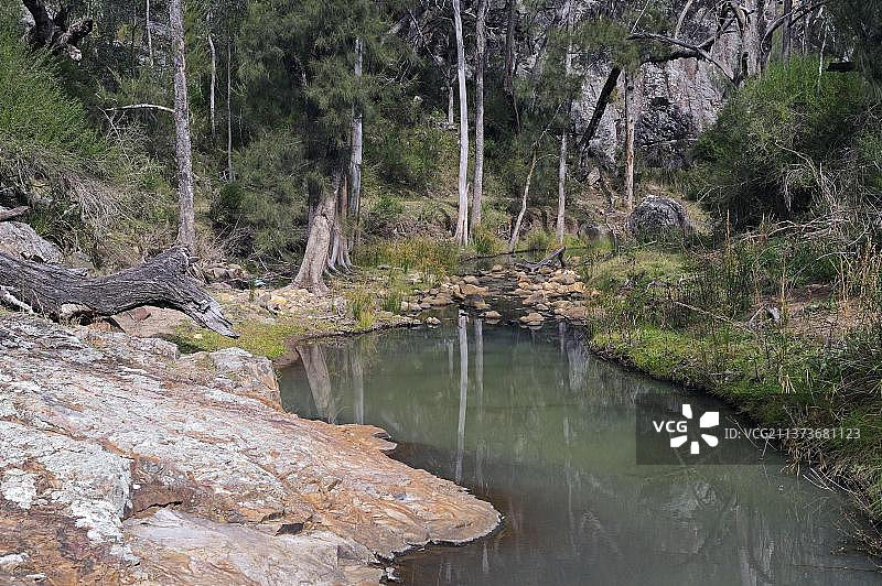 Wambelong Creek, Warrumbungle国家公园，悉尼，新南威尔士州，澳大利亚，大洋洲图片素材