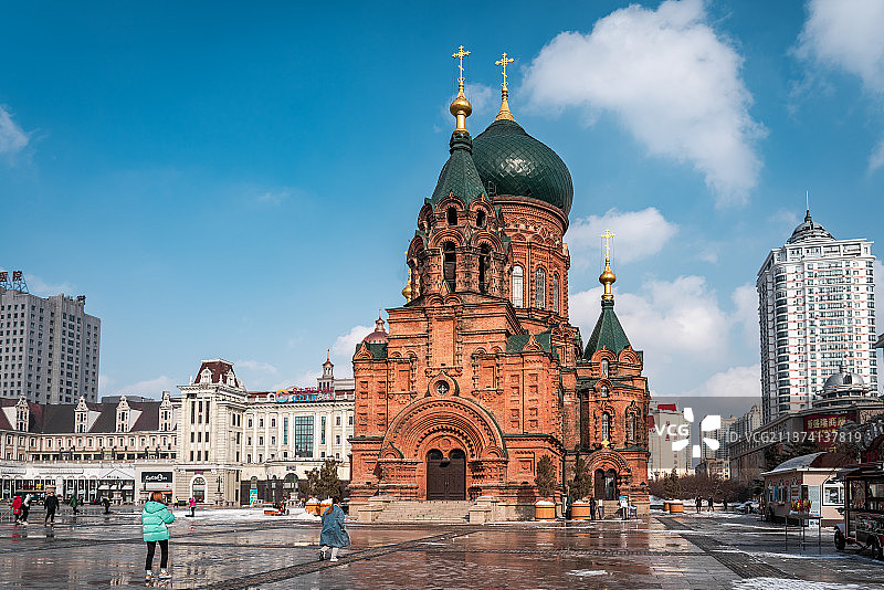 东正教教堂--哈尔滨图片素材