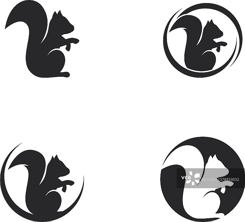 松鼠的标志图片素材
