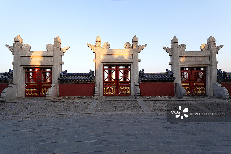 北京天坛古建筑图片素材