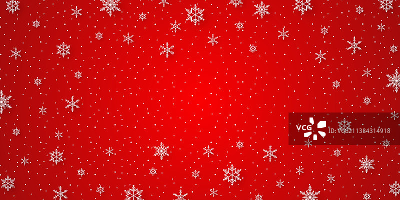 圣诞快乐，雪花飘红，雪花飘红图片素材