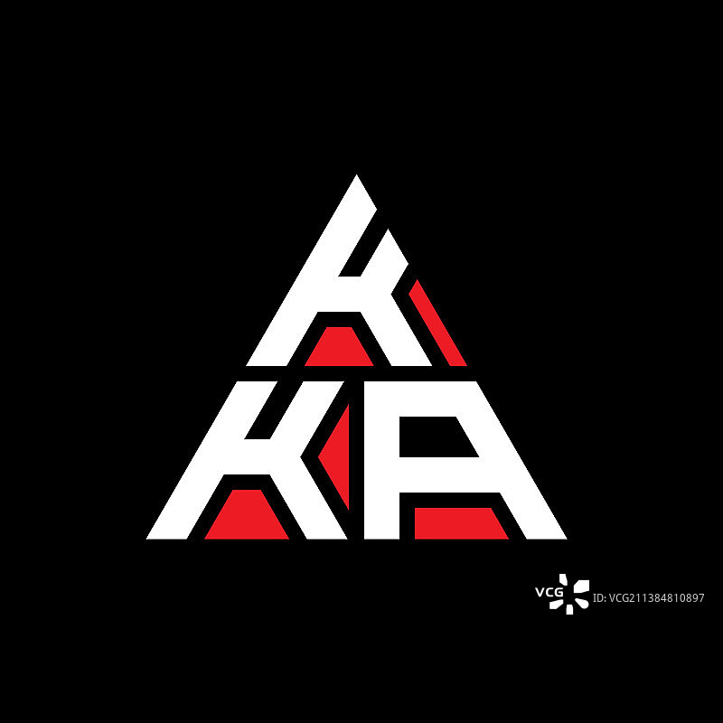 Kka三角形字母标志设计用三角形图片素材