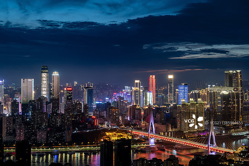 重庆夜景图片素材