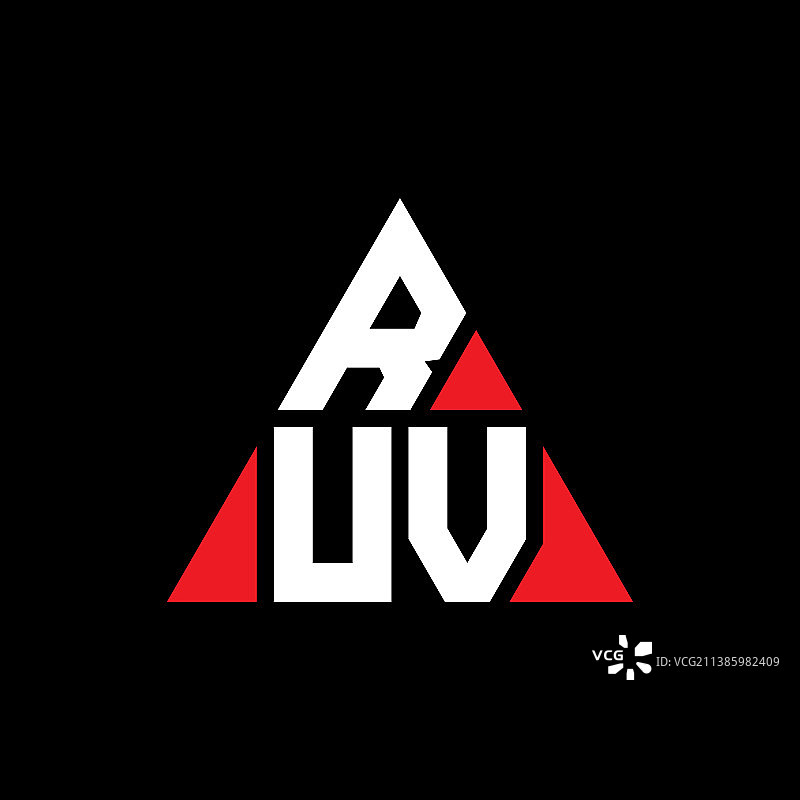 鲁夫三角形字母标志设计用三角形图片素材