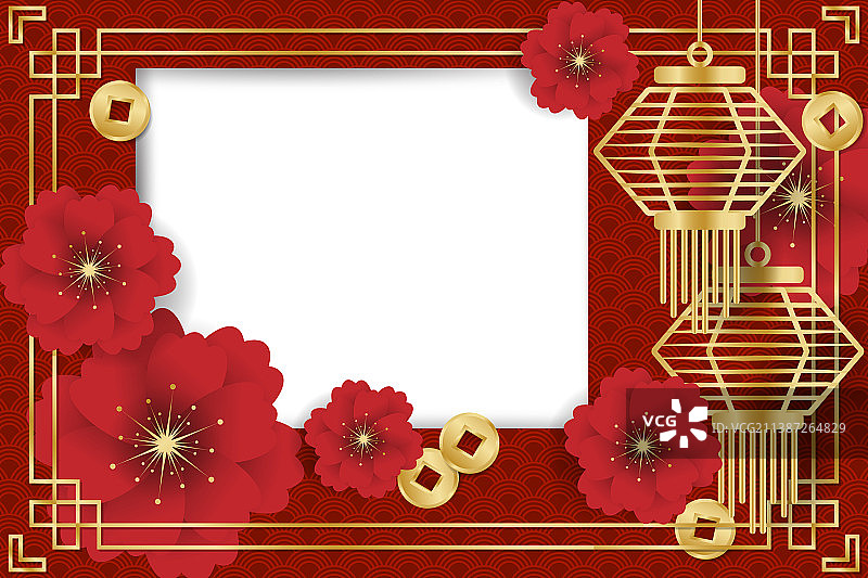 中国新年节日横幅设计图片素材