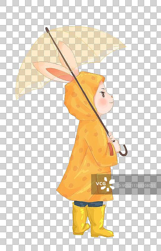 小清新兔年可爱小兔插画图素4图片素材