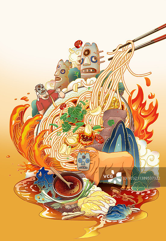 贵州花溪牛肉粉（夜郎文化版本）图片素材