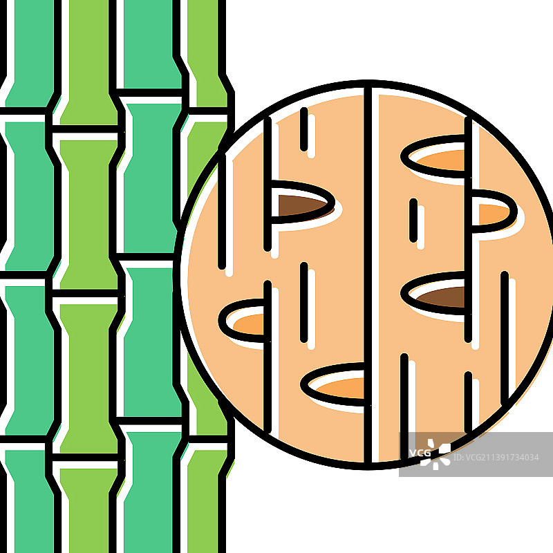 竹木色图标图片素材