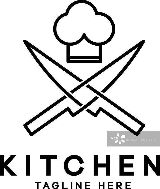 厨房标志设计模板图片素材