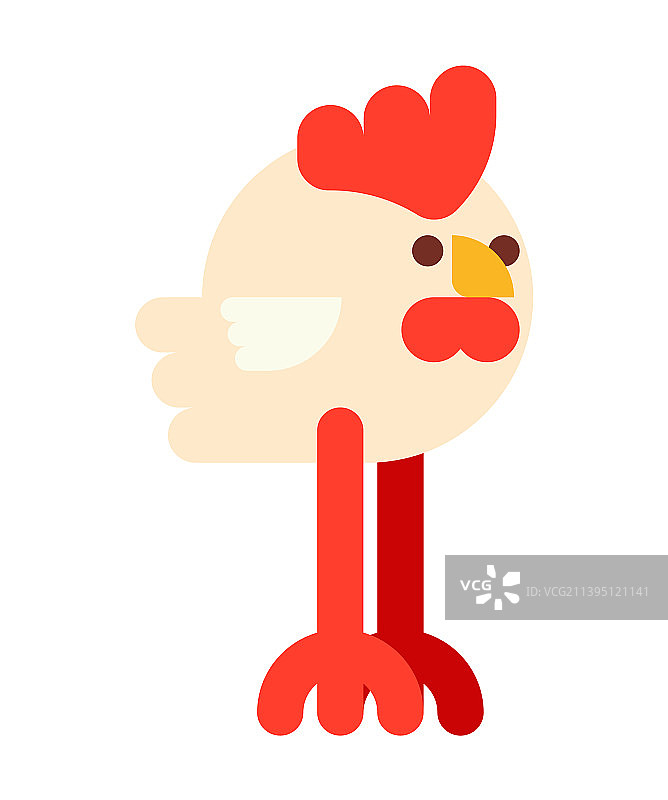 小公鸡卡通孤立雏鸟图片素材