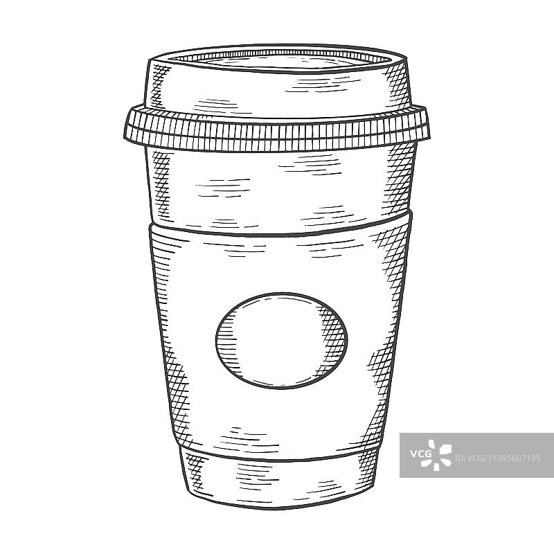 杯子从碗柜咖啡快餐单一孤立图片素材