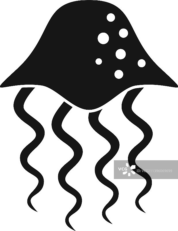 海水母图标简单的水母图片素材