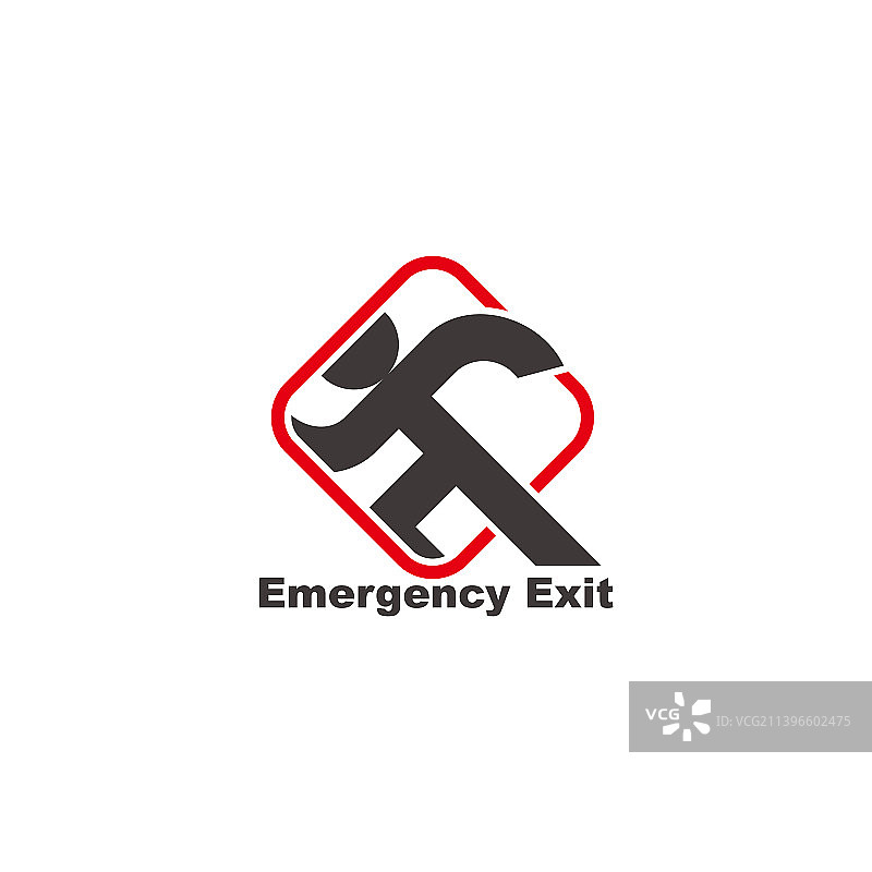 紧急疏散人员标志图片素材