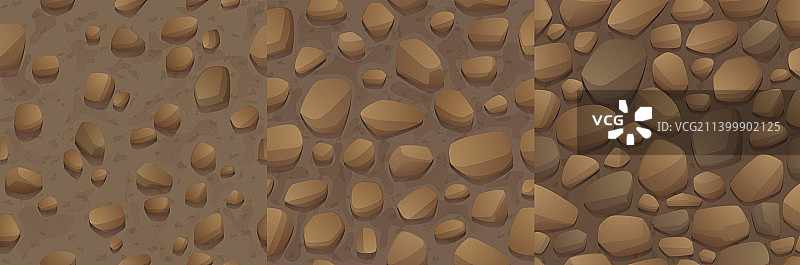 游戏石子纹理卵石图案无缝衔接图片素材