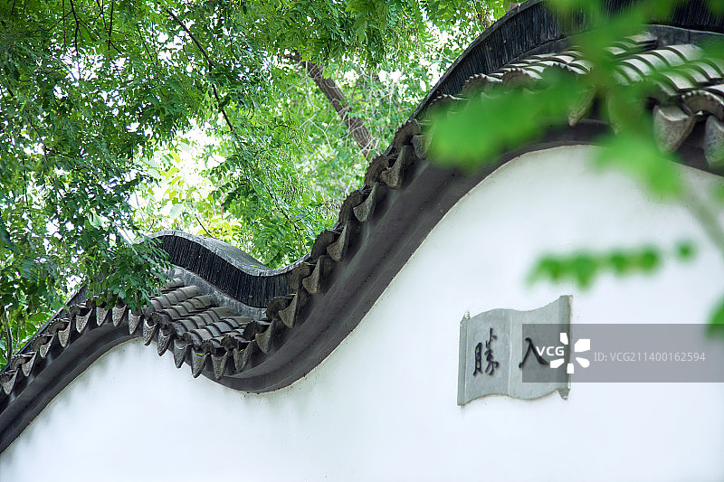 古典庭院拱门,中国元素,景观设计图片素材