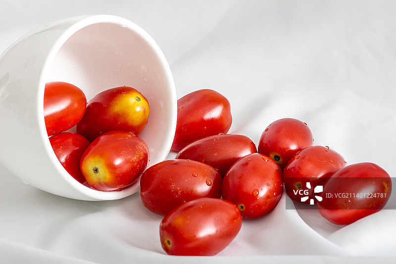 小西红柿番茄圣女果图片素材