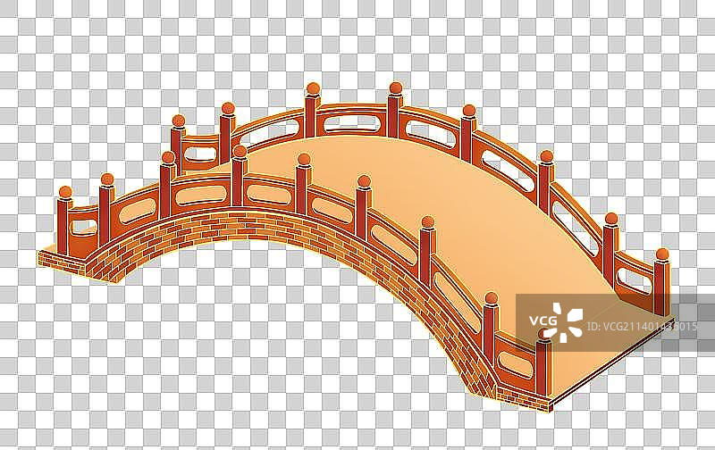 圆拱桥元素1图片素材