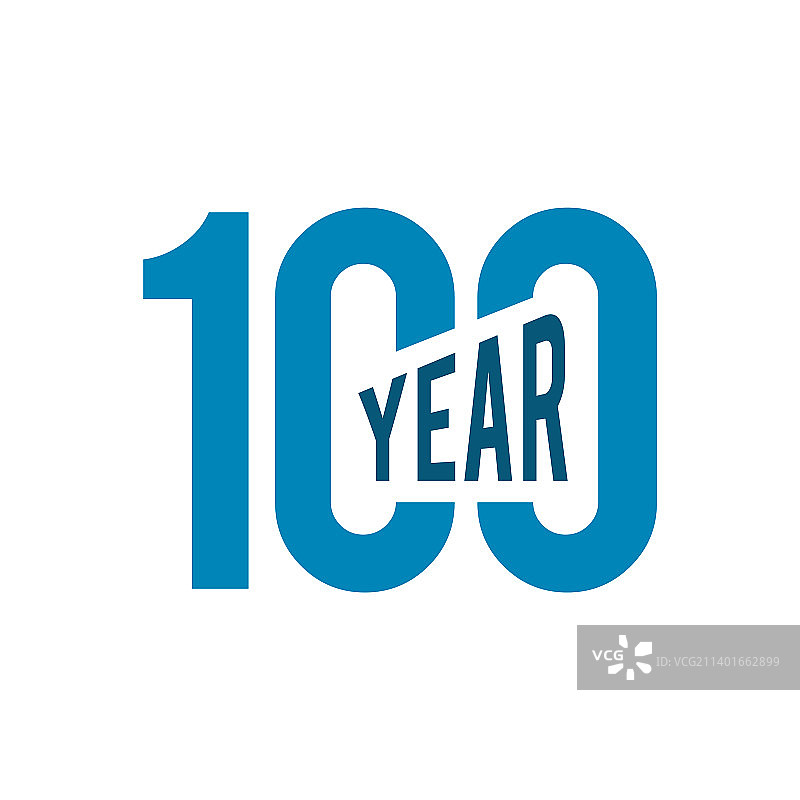 100周年庆典标志设计图片素材