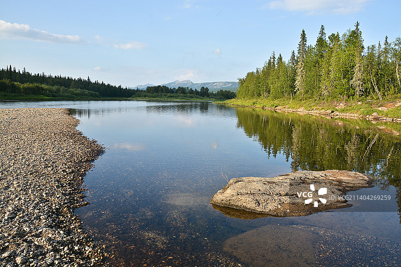 俄罗斯尤吉德瓦国家公园的原始科米森林是联合国教科文组织世界遗产图片素材