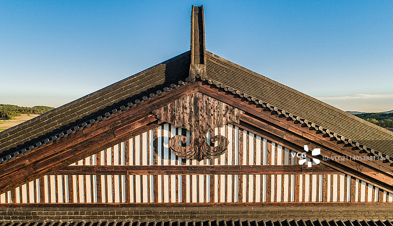 中式建筑屋顶图片素材