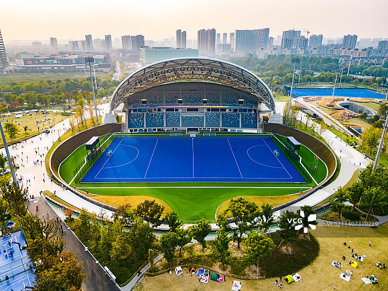 杭州大运河亚运公园曲棍球场图片素材