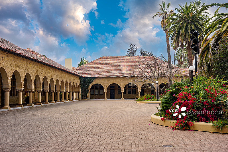 （Stanford）斯坦福大学校园美景图片素材