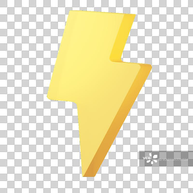 3D Flash Lightning图片素材