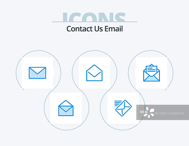 电子邮件蓝色图标包5图标设计消息电子邮件图片素材