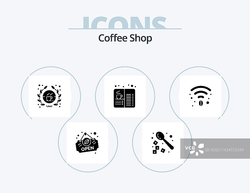 咖啡店符号图标包5图标设计咖啡图片素材