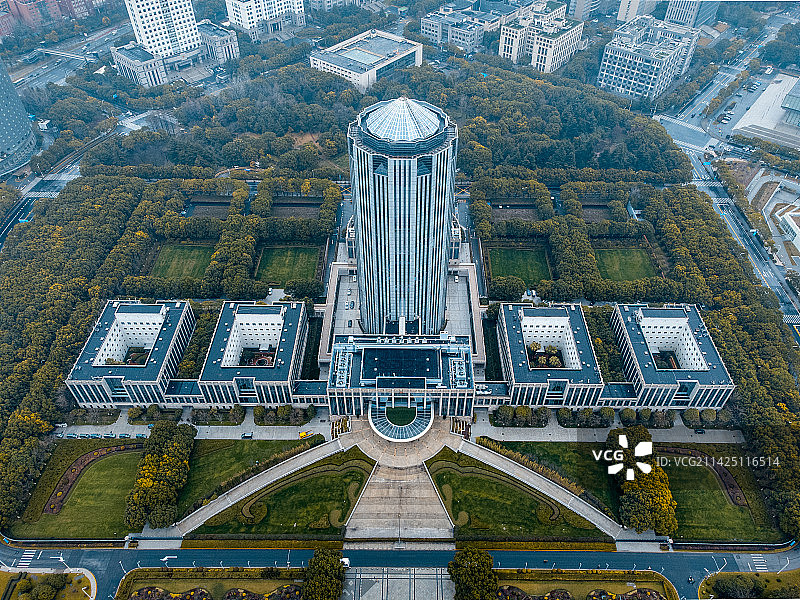 上海浦东新区政府大楼图片素材